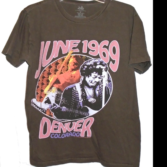 Concert & Tour Other - 💥 Jimi Hendix June 1969 Denver Colorado T-Shirt
